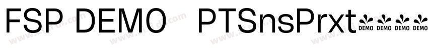 FSP DEMO   PTSnsPrxt字体转换